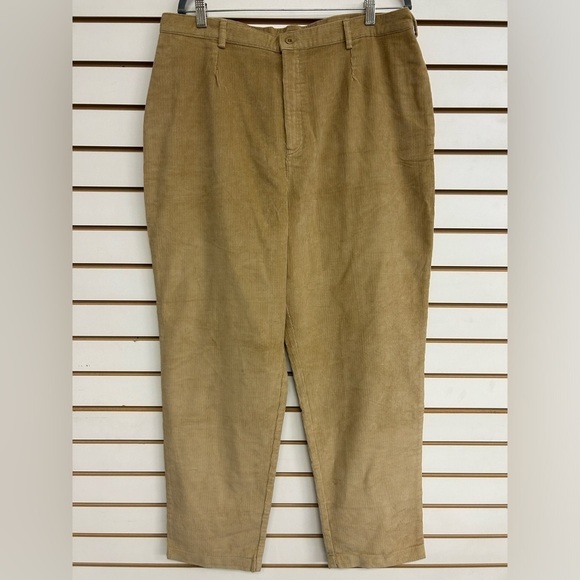 Lands’ End‎ Classic Cords NWT Size 18W Khaki/Beige - Picture 1 of 10